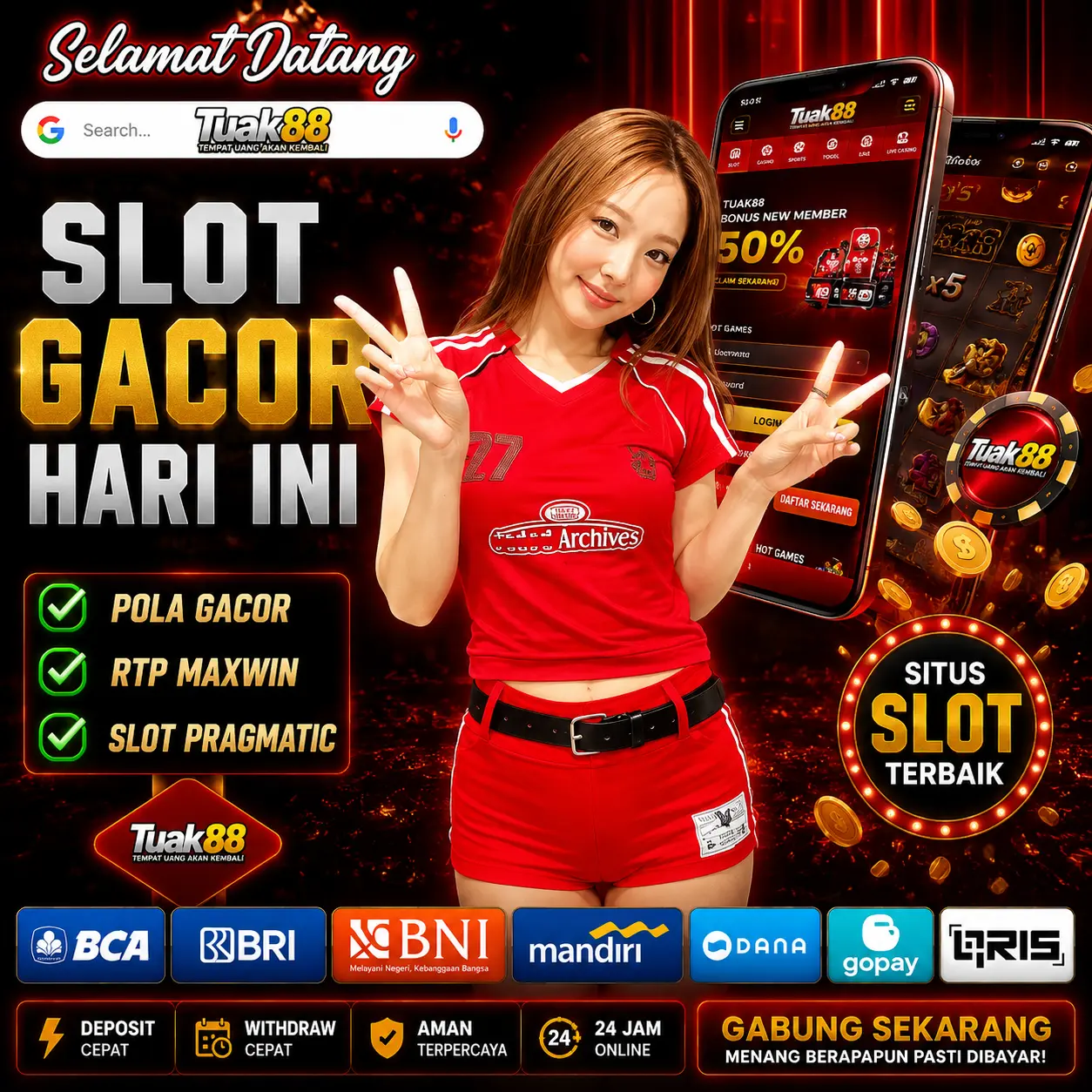 TUAK88 | Slot777 Gacor Hari Ini Dengan Koleksi Game Raja Slot Paling Panas dan Viral